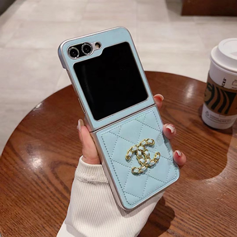 Chanel シャネルGalaxy Z Flip5 4 3ブランドケースメンズブランドギャラクシーz flip4 5 fold5 4 3スマホカバー