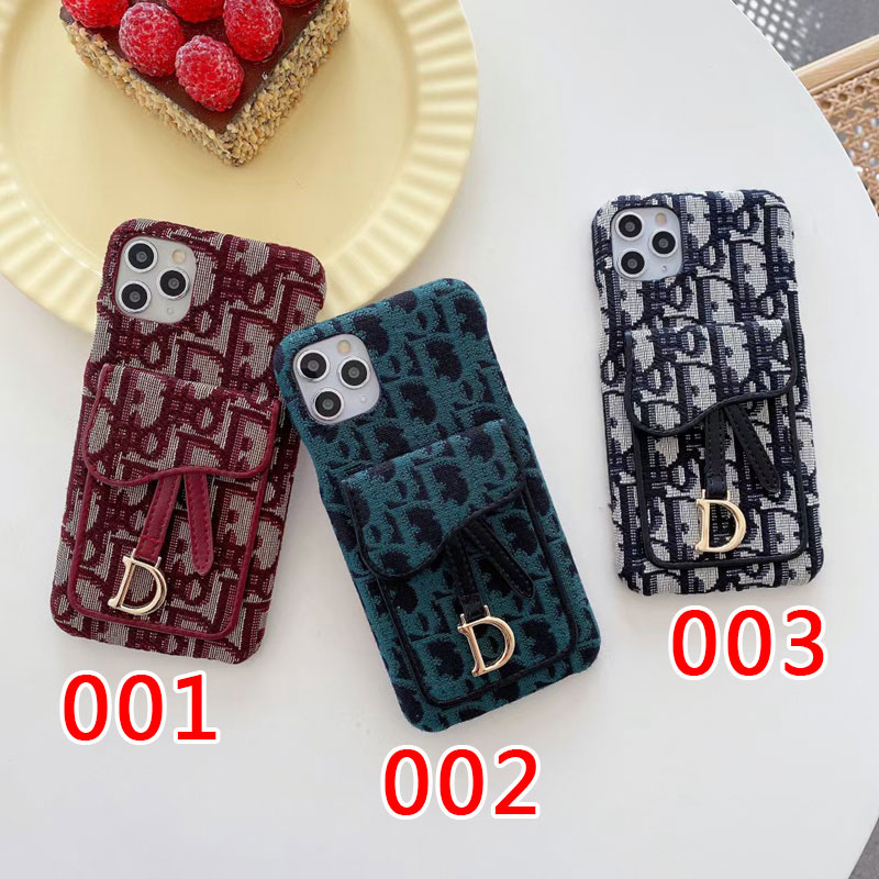DiorブランドiPhone13Promax/13Pro/13ケース柔らかい布カバー