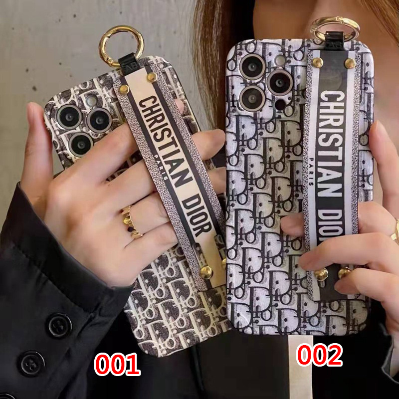 Dior かわいい iphone13Pro max/13pro/13ケースブランド グリップ付き 持ちやすい