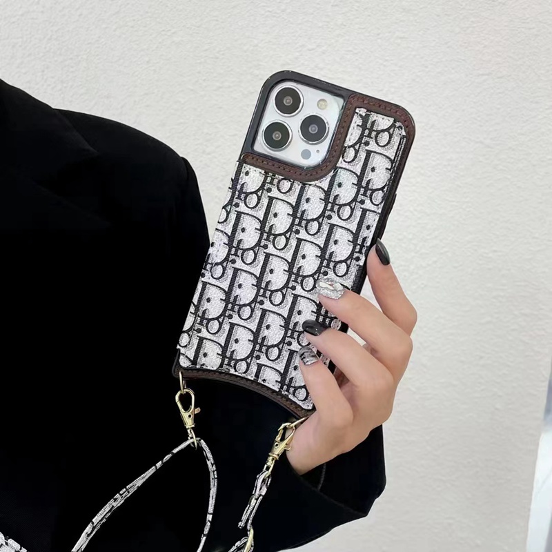 dior ブランドiphone14+/14proケース