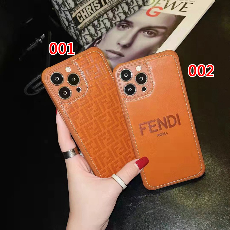 FENDI 定番ロゴ iphone 13Pro max/13Pro/13ケースブランド 簡約 スタイル 