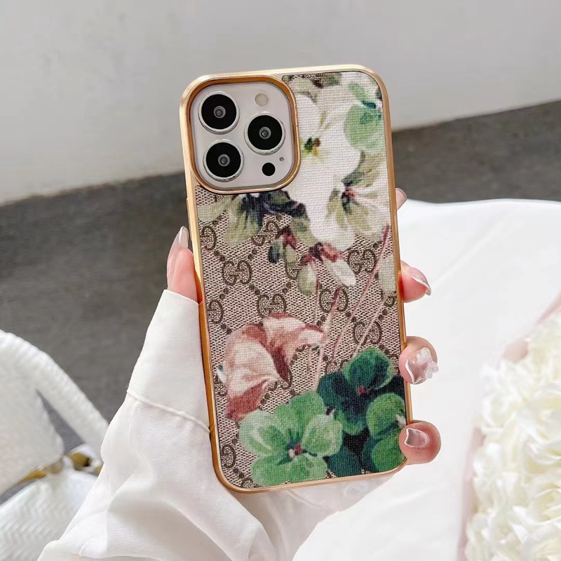 Gucci 花柄 iPhone14/13pro maxケース 