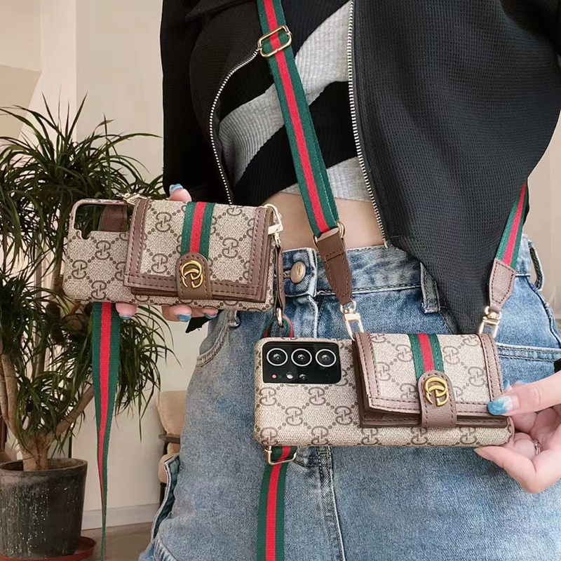 グッチ スマホケース Galaxy S23 ultra 取り外し可ショルダーストラップ GUCCI ハイブランド ギャラクシーs23 plusカバーケース カードポーチ付き galaxy s23 s22 plus ultra携帯ケース 華奢 オシャレ Samsung