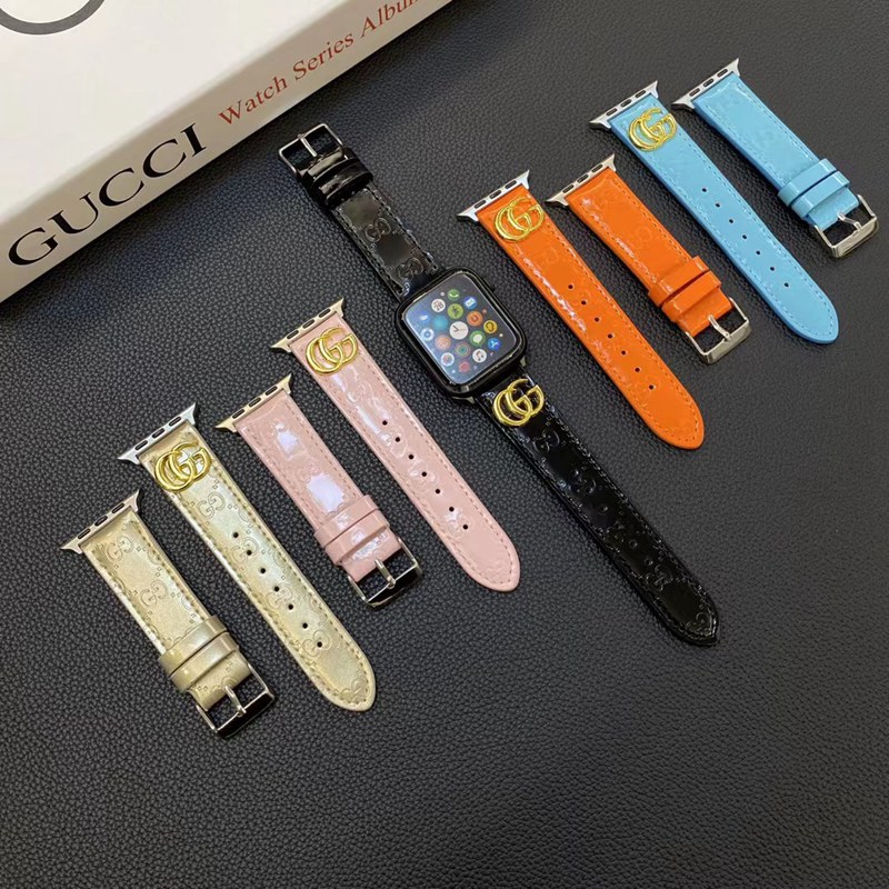 Gucci グッチブランド Apple Watch 9/ultra2バンド アップルウォッチ9 革