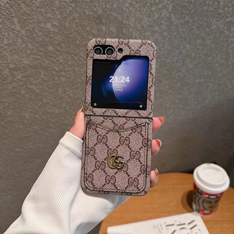 Gucci グッチブランドギャラクシーz flip4 5 fold5 4 3スマホカバースムーズ高級感