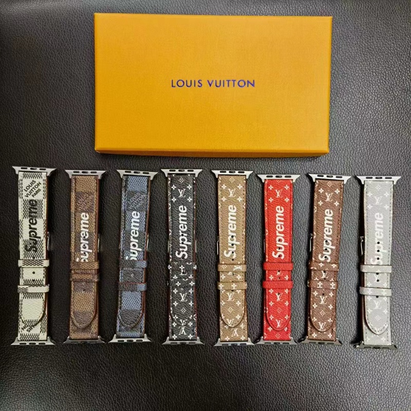 lv ルイヴィトン iwatch ultra バンド 華奢レザー 