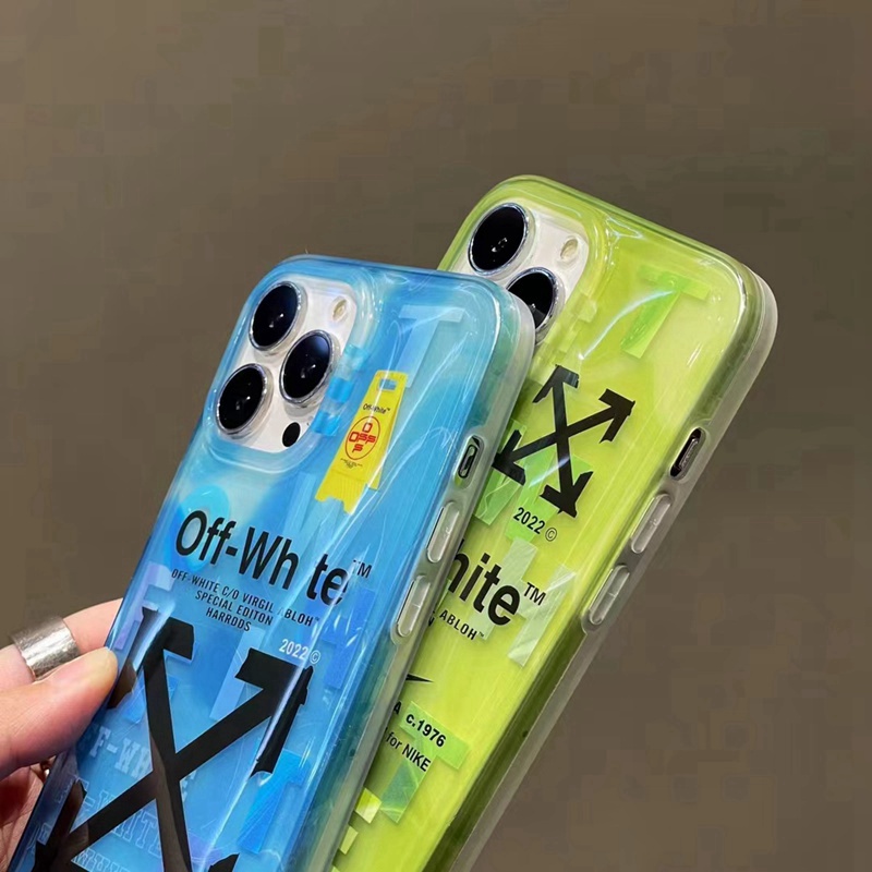 off-white アップル14pro/14/14plusスマホカバー