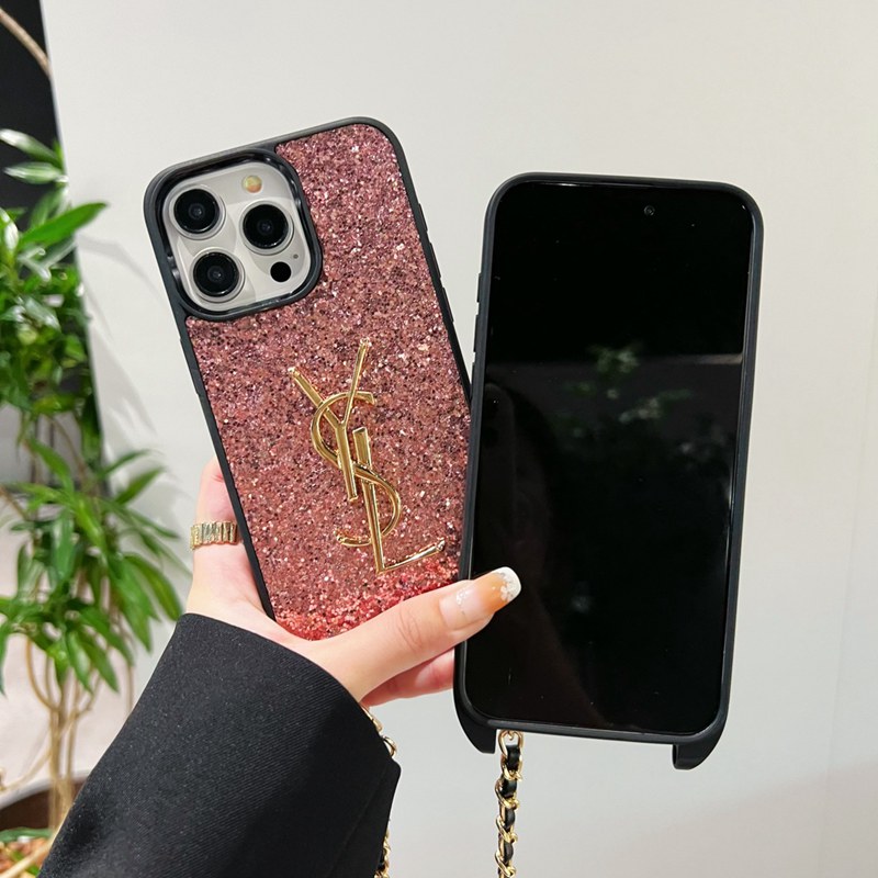 Ysl イブサンローランブランドiPhone16 15 14pro maxケース