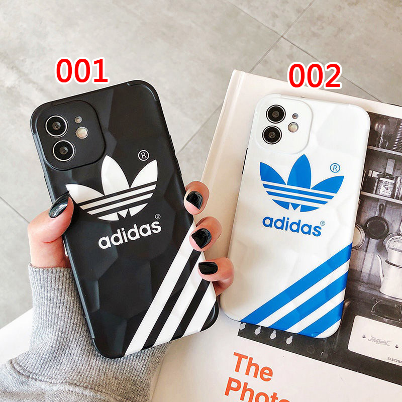 adidas アイフォン13pro max/13pro/13スマホカバー 特殊 でこぼこ紋 
