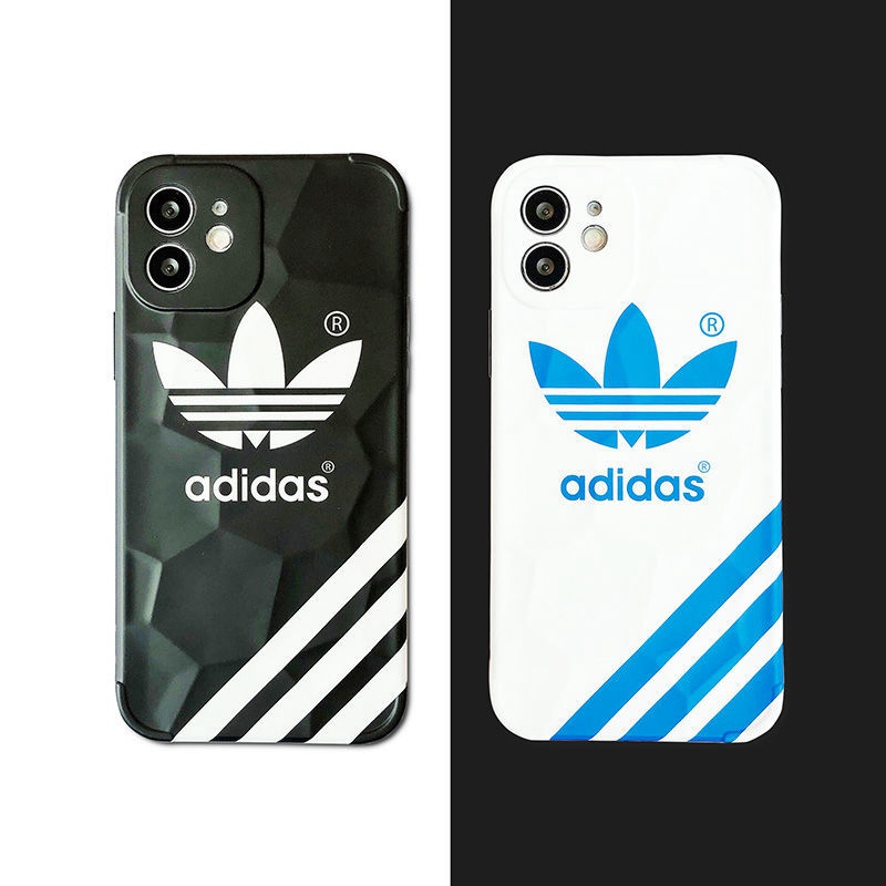 アディダスiphone13/13pro/13pro maxケースブランド 個性 凹凸紋 滑り止め 