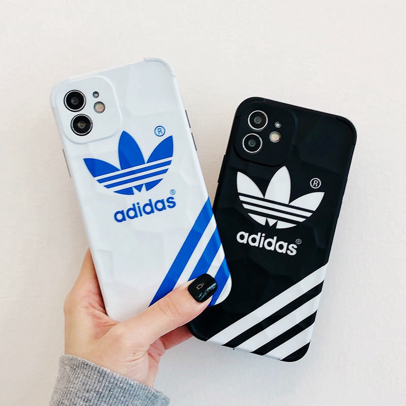  adidas アイフォン12Pro/12/12pro maxカバー 定番ロゴ おしゃれ 傷防止 