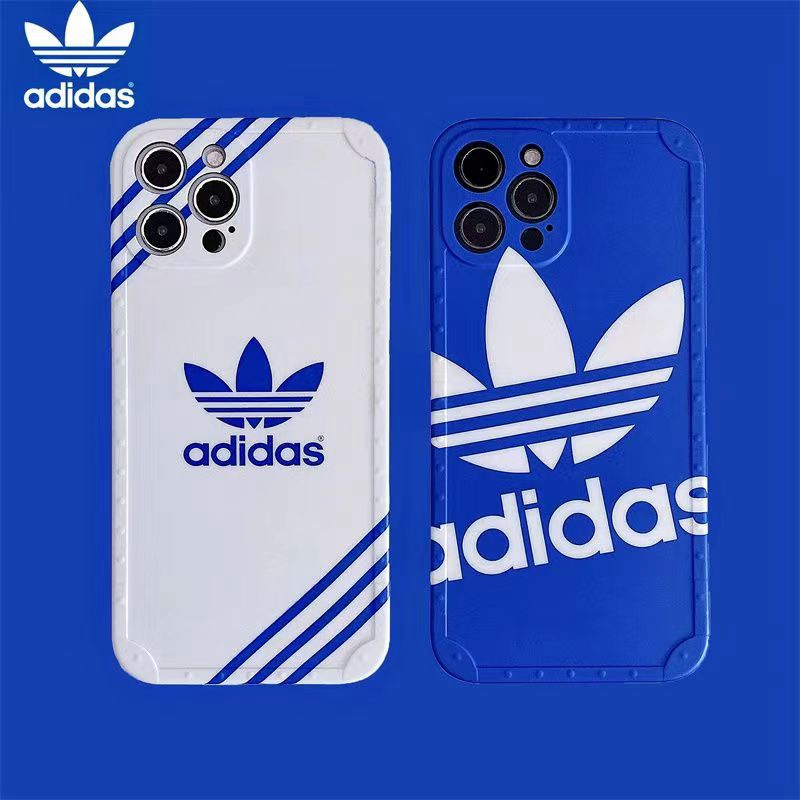 ブランド ADIDAS アイフォン15pro max/14+カバー 放熱性 メンズ アディダス iPhone 14/15proケース 人気クローバー柄