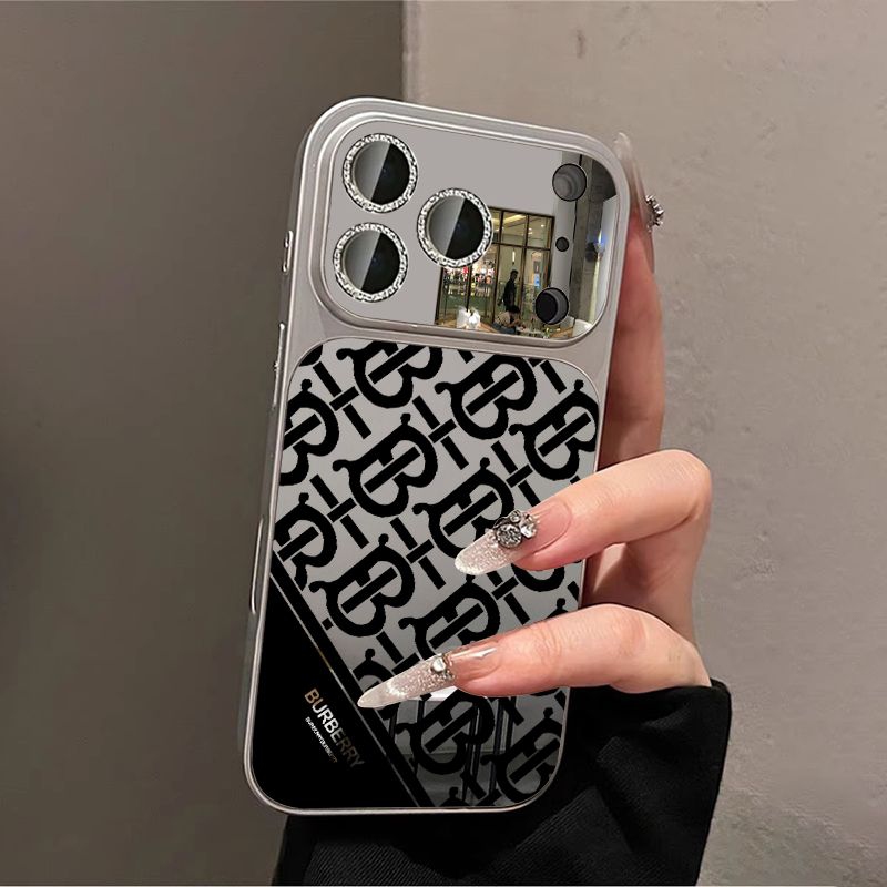 バーバリーiPhone16 17 17e 15pro max 16proカバー