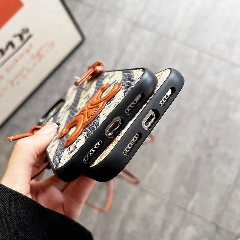  CELINE アイフォン14Pro/14plusスマホカバー 