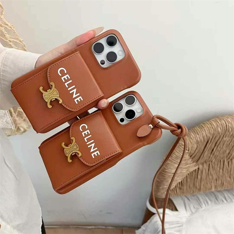 CELINE アイフォン16 pro max 15 14 16 plusハイブランドケース