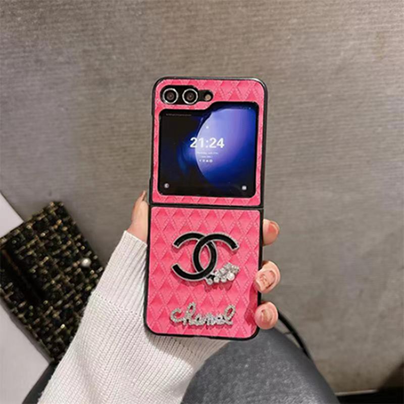 Chanel シャネルGalaxy Z Flip5 4 3ブランドケース