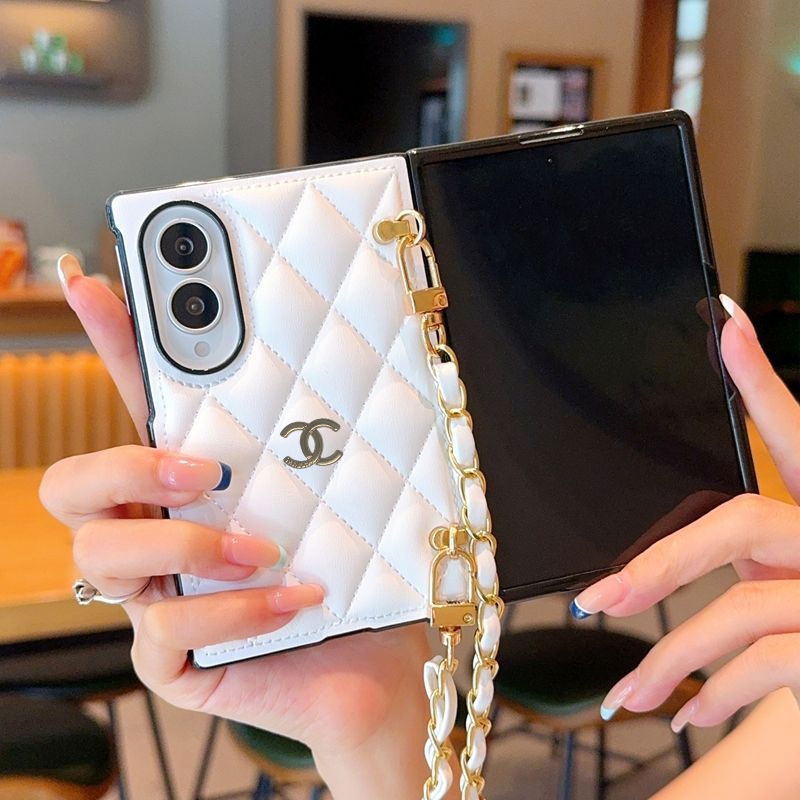 Chanel ギャラクシーz flip 8 7 4 5 6ブランドスマホカバー