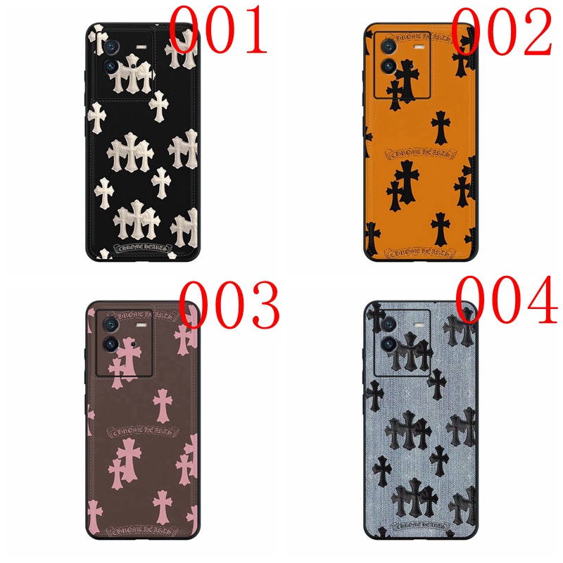 Chrome Hearts ブランド Galaxy s22+/s22ultra革カバー 耐久性 オシャレ 