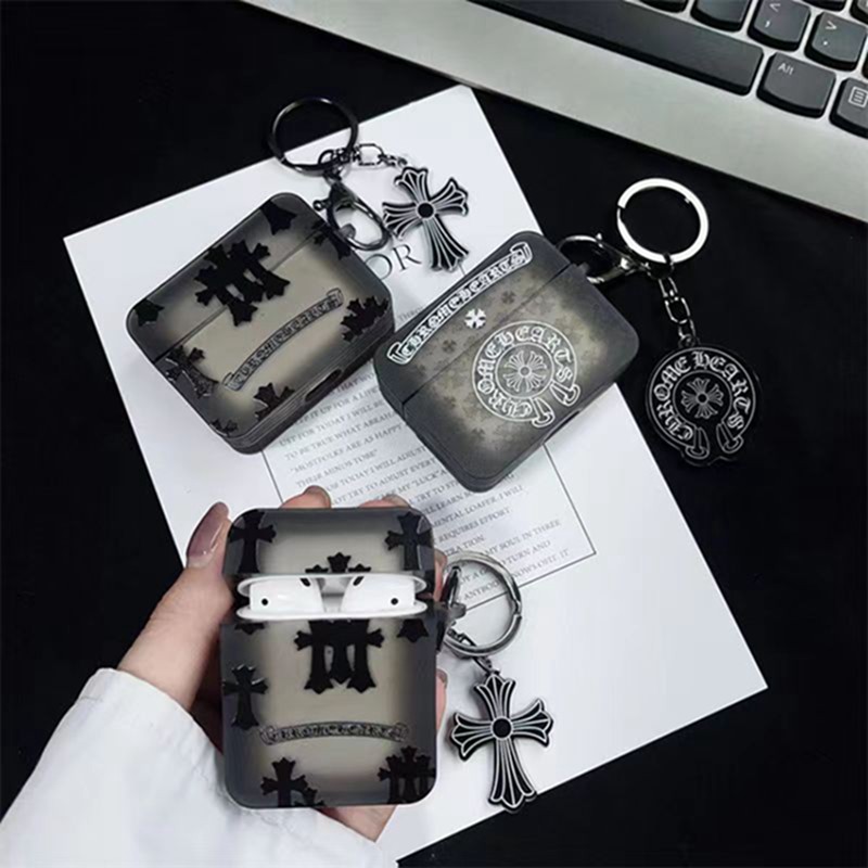 クロムハーツ Chrome Heartsかわいいエアーポッズ3/2/1カバー個性ブランドairpods 3/
