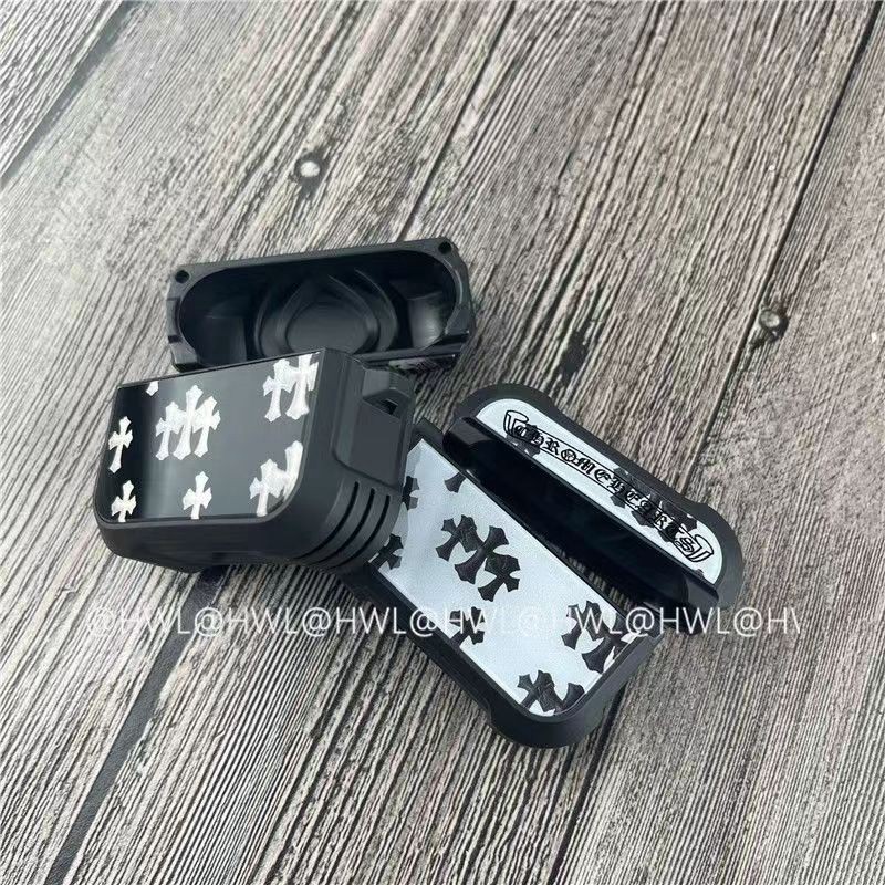 クロムハーツ Chrome HeartsAirPods 3ブランドケース 携帯便利 ファッションかわいいエアーポッズ3/2/1カバー