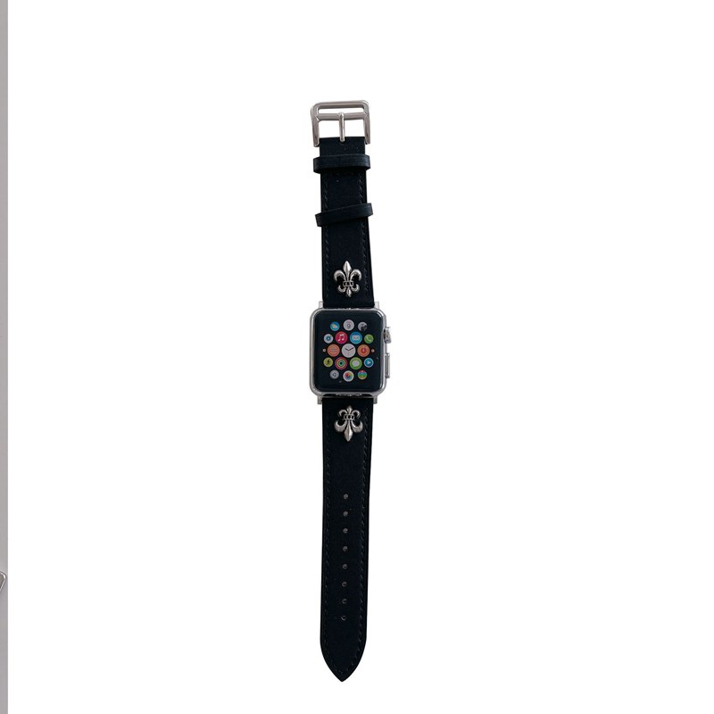 クロムハーツ Chrome Hearts アップルウォッチ ultra 49mmブランドベスト高級感 Apple Watch9 8 7  se2/6/5/4/3/2/1ベルト