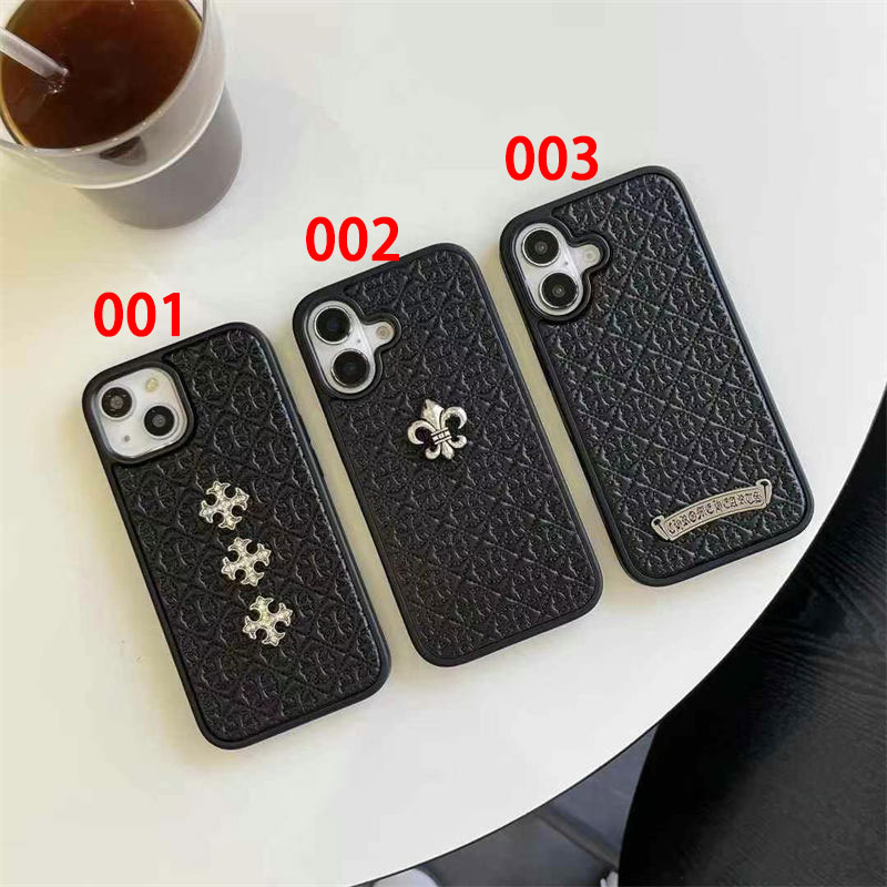 Chrome Hearts アップル16+ 16 pro max 16e 15 17 proケース
