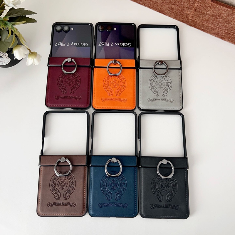 クロムハーツ galaxy z flip3 4 5 6 7携帯カバー