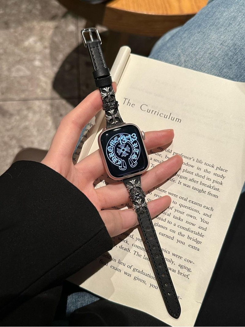クロムハーツapple watch 12 11革ベルト