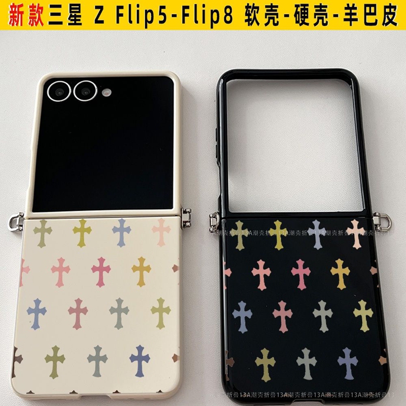 クロムハーツgalaxy z flip3 4 5 6 7 8携帯カバーレディース