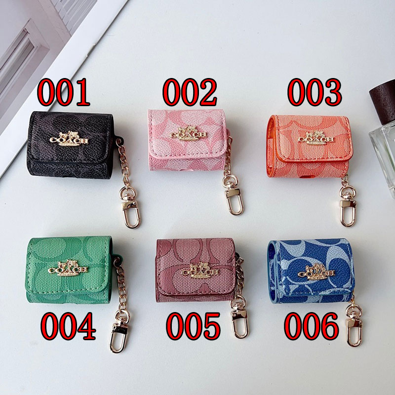 コーチAirPods 3 4ブランドケース 携帯便利