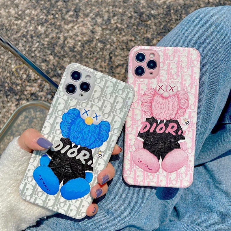 ディオールコラボカウズIPhone13Proフルカバー潮流スタイル
