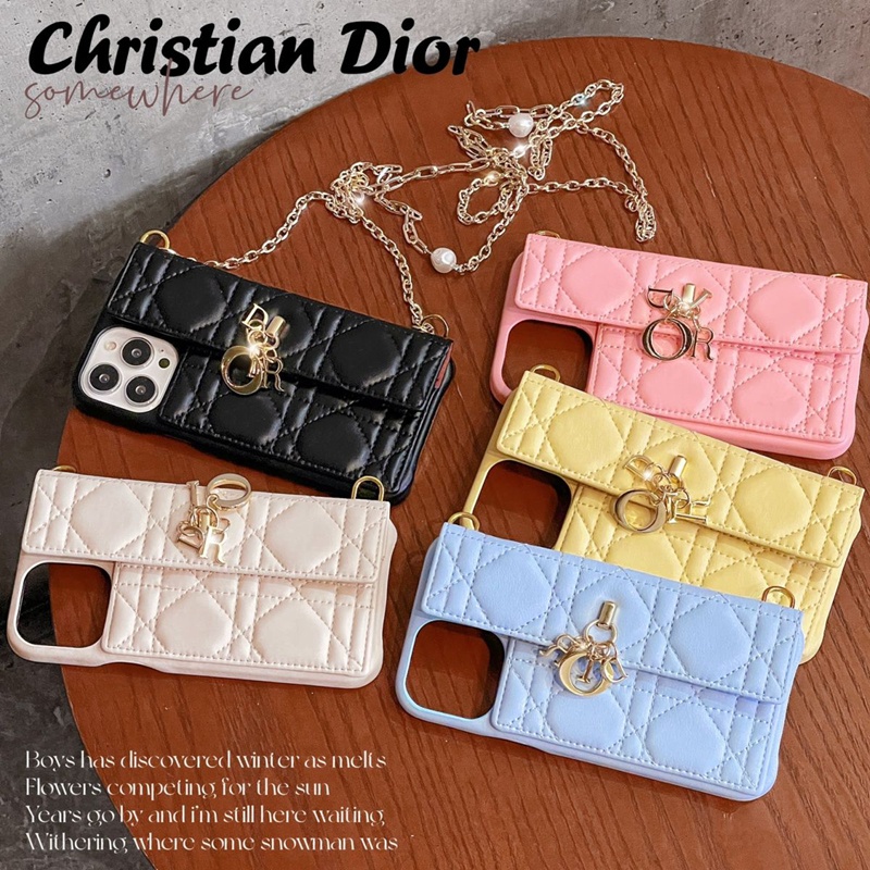 お得】 ブラック LADY 巾着付き！Lady DIOR iPhone用 DIORスマホケース ...