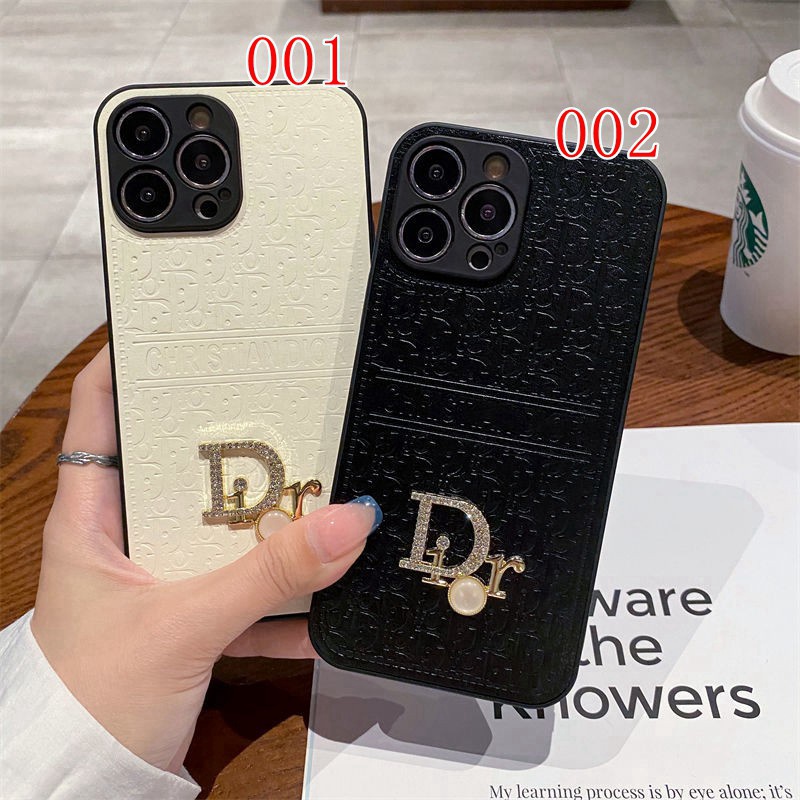 DIOR 立体ロゴ iphone14pro/13pro maxケース