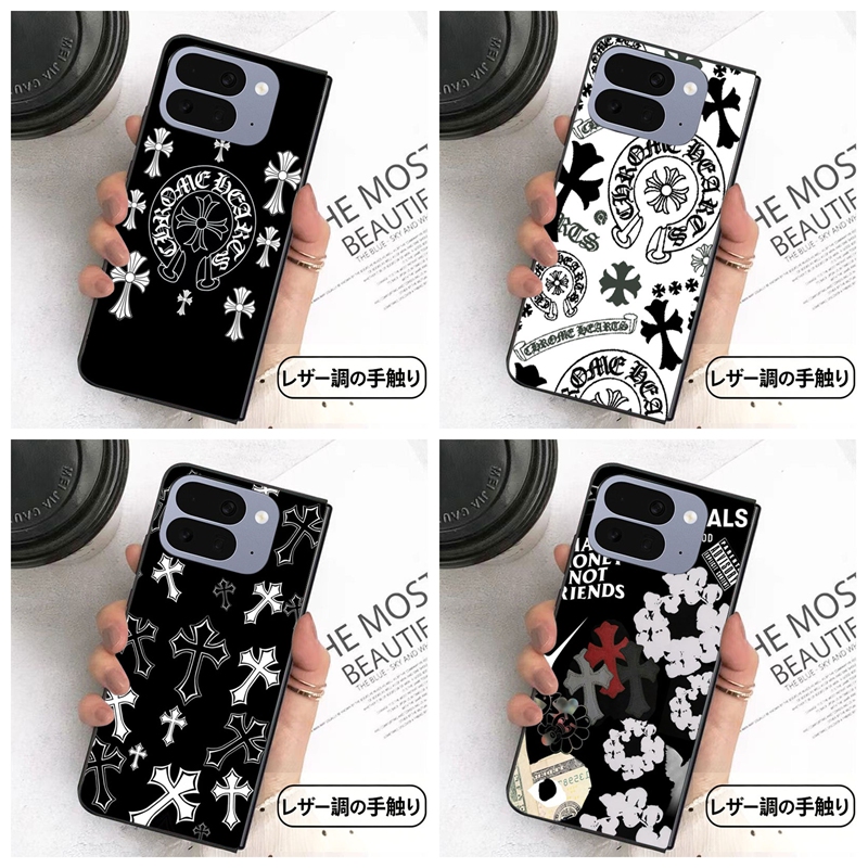  Chrome Heartsギャラクシーz fold8 ultra 7 5 6 flip 8 7カバー