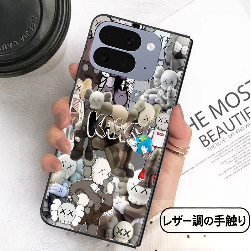 Kawsギャラクシーz flip fold8 7 4 5 6ブランドスマホカバー