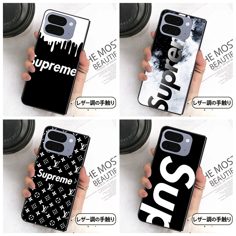 Supreme グーグル ピクセルPro 11 10 9 foldケース