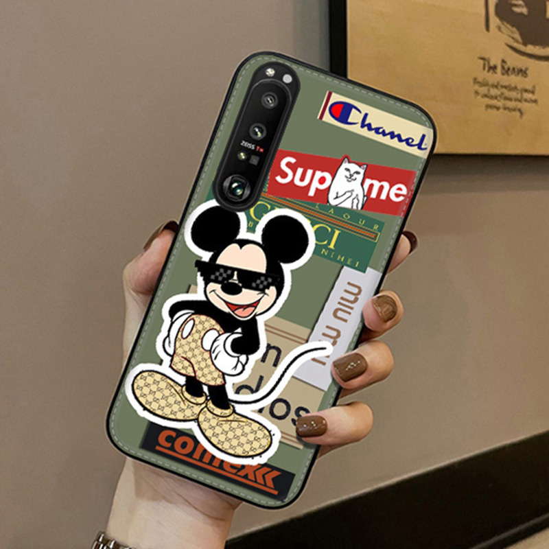 ブランド GUCCI＆Disney iPhone14promax/14+/14proケース 個性デザイン