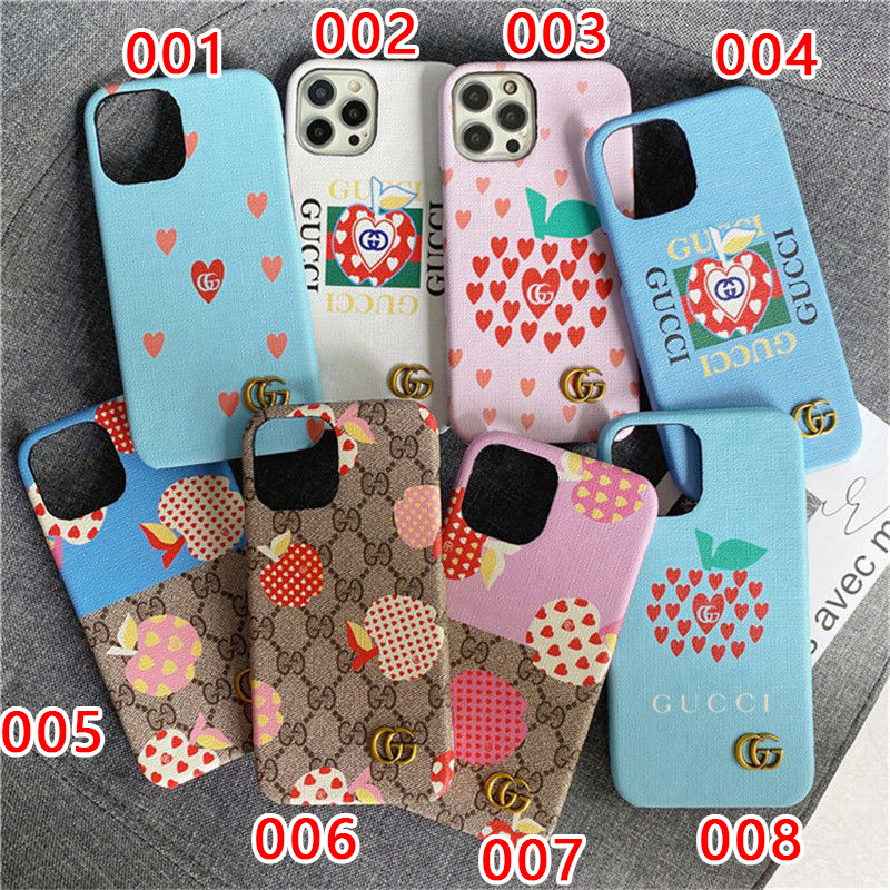 グッチ Galaxy s22+/s21ultra/s21+/s21携帯カバー 清新果物柄 かわいい 