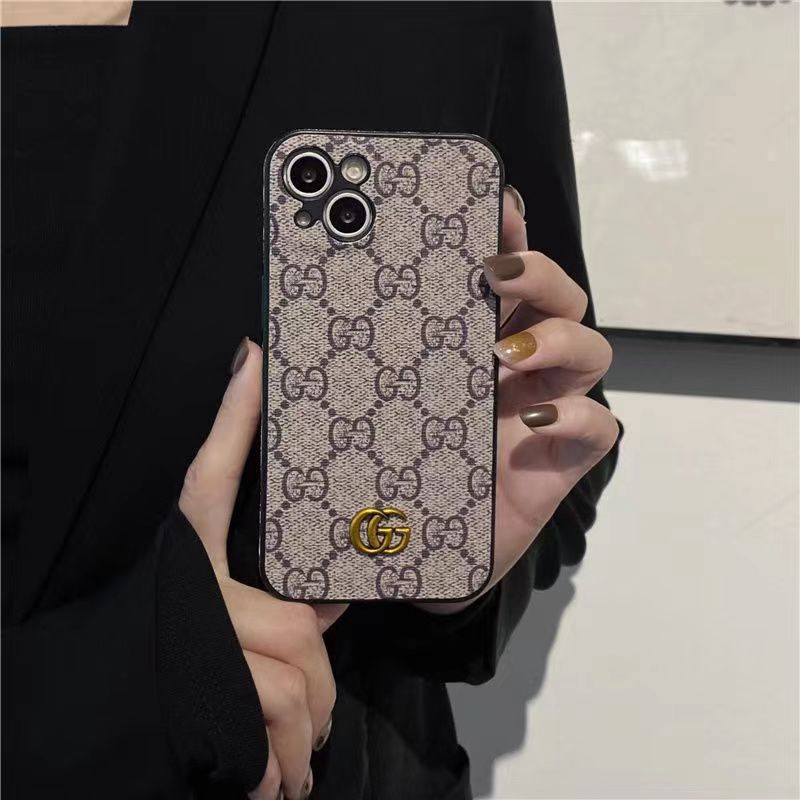 ブランド GUCCI モノグラム柄 iPhone14proスマホケース