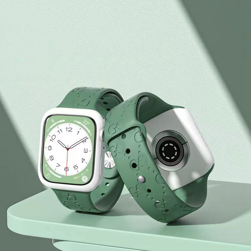 グッチブランド apple watch 6 シリコンバンド