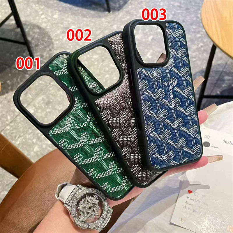 Goyard アイフォン16 pro max 17 air 15 14 16 plusハイブランドケース