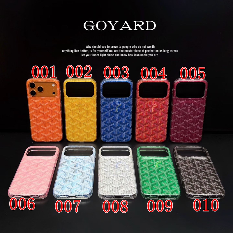 Goyardアップル18pro max 16+ 16 pro max 16e 18 15 17 pro air 17eケース