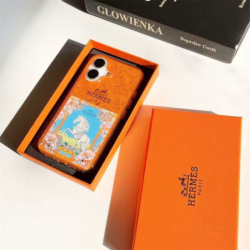 ブランドHermes アイフォン16 pro max  17 15plus 16プロマックスマホカバー