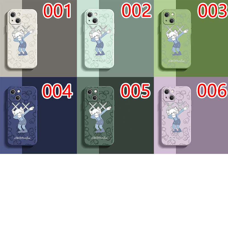 ファッションカウズiPhone13pro max/13mini薄型ケース放熱性よい 漫画柄