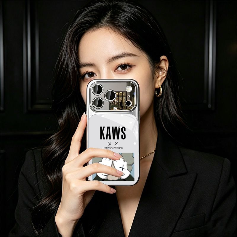 Kaws アイフォン16 pro max Air 17 15plusカバー