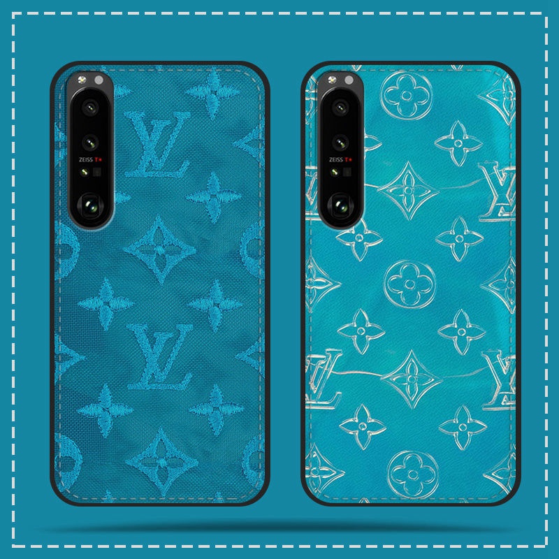 LV ブランド XPERIA 5III/1III/10IIIスマホケース シンプル ジャケット型 手持ちよい