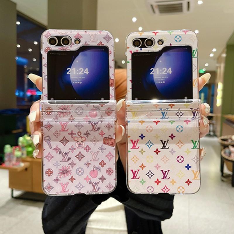 Lv ルイヴィトンブランドギャラクシーz flip4 5 fold5 4 3スマホカバースムーズ高級感galaxy z fold5 4 3ケース