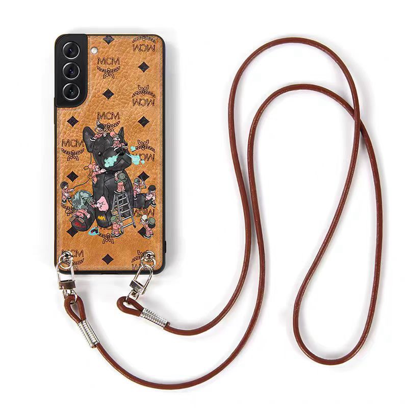 Mcm エムシーエムギャラクシーs23 s24 ultraスマホケースレディースブランドGalaxy s23 s24カバー