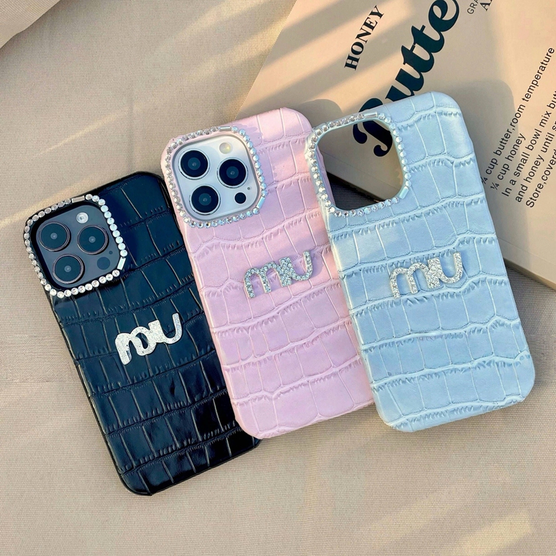 ミュウミュウiPhone 15 plus 16 17pro max ケース