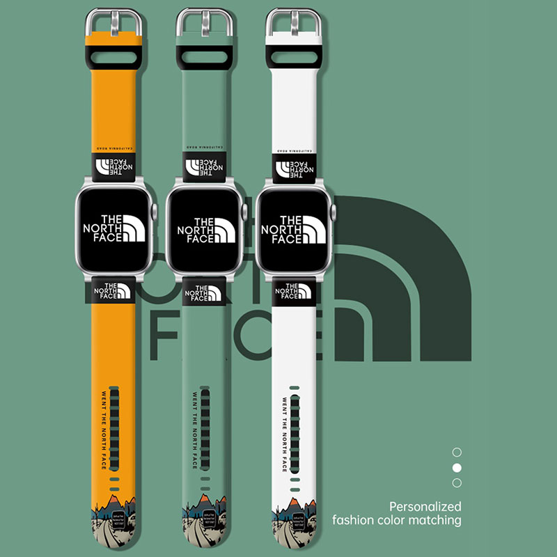 the north face アップルウォッチ 8/7 対応バンド ソフト 柔らかい カウズ 交換ベスト 男性 女性 apple watch 5/se2/ultraスポーツバンド 快適 痛くない 人気 メンズ レディース